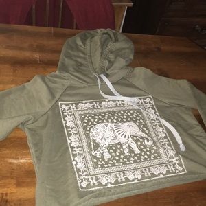 Cropped sweatshirt
